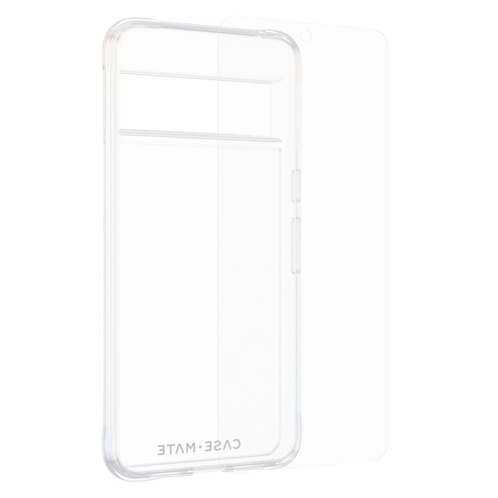 Case-Mate Protection Pack Tough Case and Glass Screen Protector for Google Pixel 8 Pro