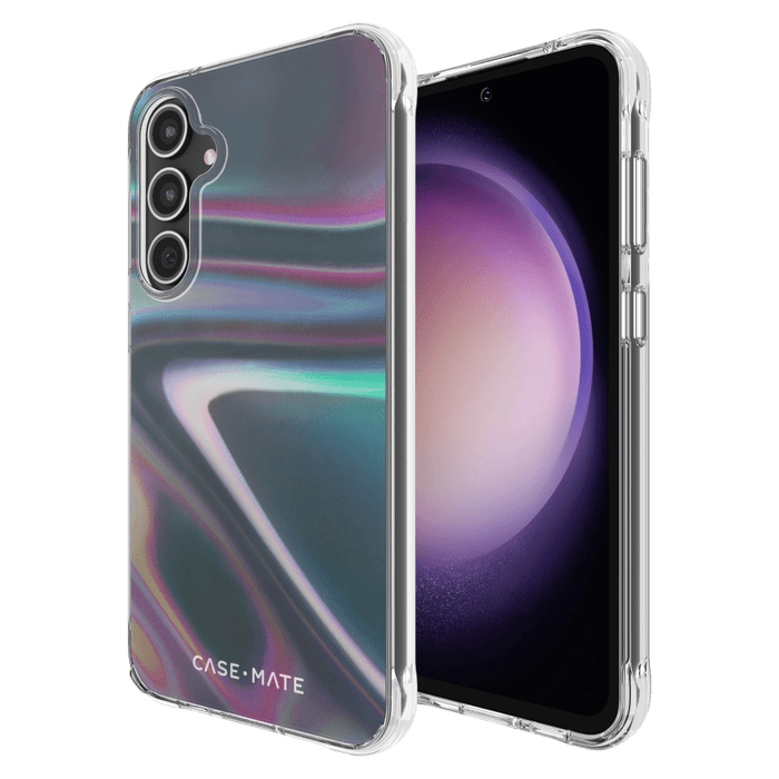 Case-Mate Soap Bubble Case with MicroPel for Samsung Galaxy S23 FE Multi-Color