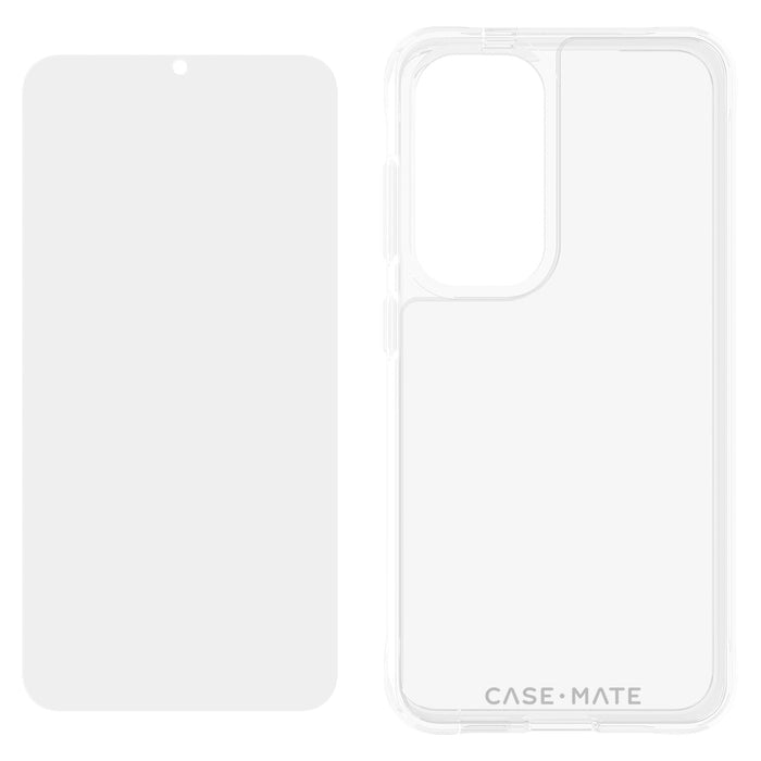 Case-Mate Protection Pack Tough Case and Glass Screen Protector for Samsung Galaxy S24