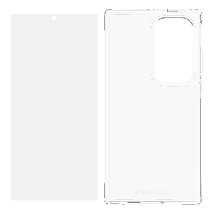 Case-Mate Protection Pack Tough Case and Glass Screen Protector for Samsung Galaxy S24 Ultra