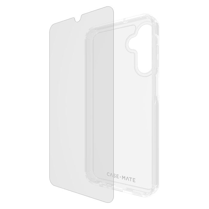 Case-Mate Protection Pack Tough Case and Glass Screen Protector for Samsung Galaxy A15 5G Clear