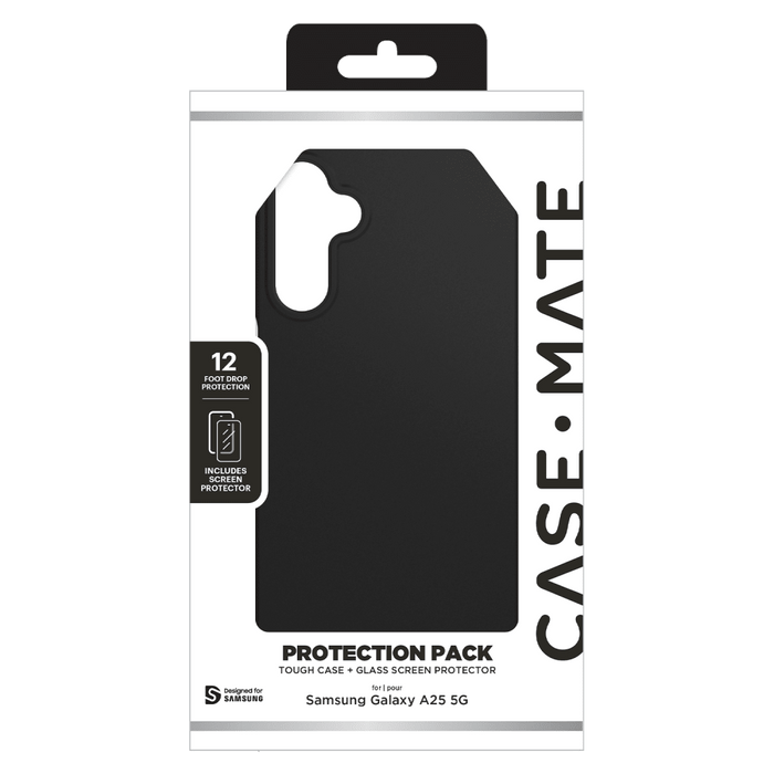 Protection Pack Tough Case and Glass Screen Protector for Samsung Galaxy A25 5G