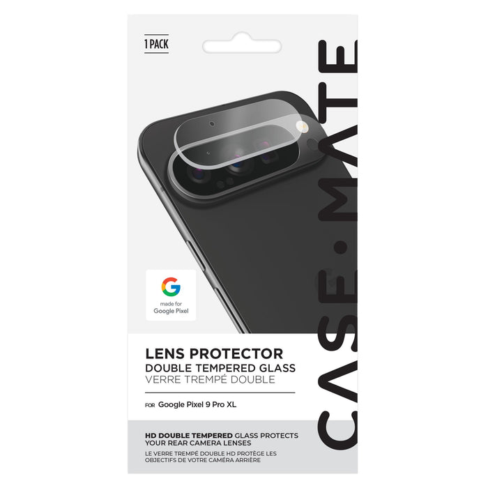 Case-Mate Camera Lens Glass Protector for Google Pixel 9 Pro XL Clear