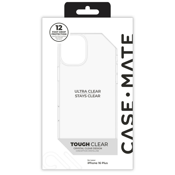 Case-Mate Tough Case for Apple iPhone 16 Plus Clear
