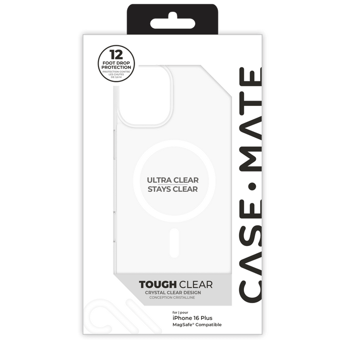 Case-Mate Tough MagSafe Case for Apple iPhone 16 Plus Clear