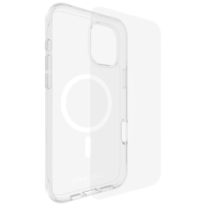 Case-Mate Protection Pack Tough Case and Glass Screen Protector for Apple iPhone 16 Plus