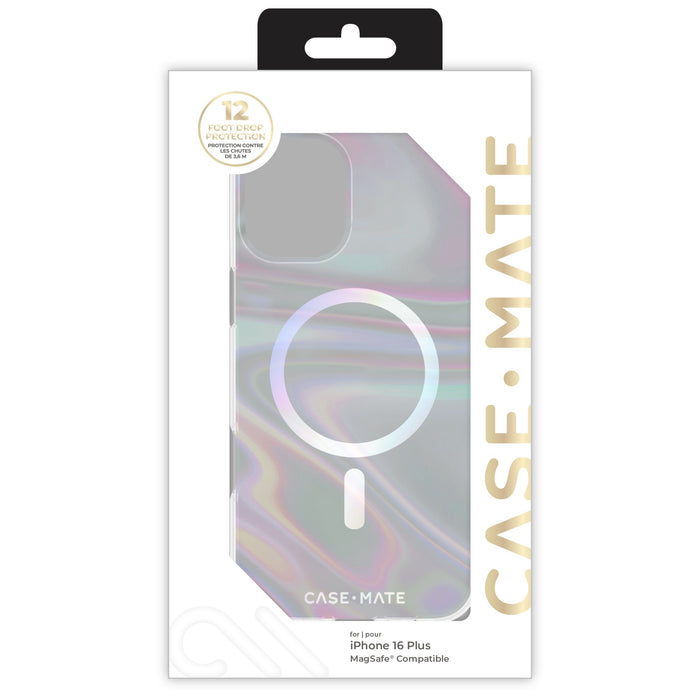 Case-Mate Soap Bubble MagSafe Case for Apple iPhone 16 Plus Multi-Color