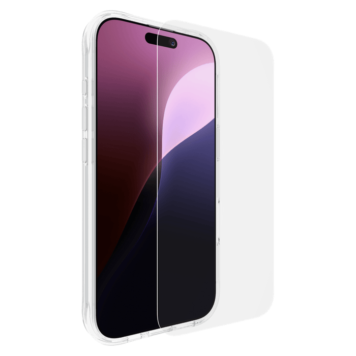 Case-Mate Protection Pack Tough Case and Glass Screen Protector for Apple iPhone 16 Pro