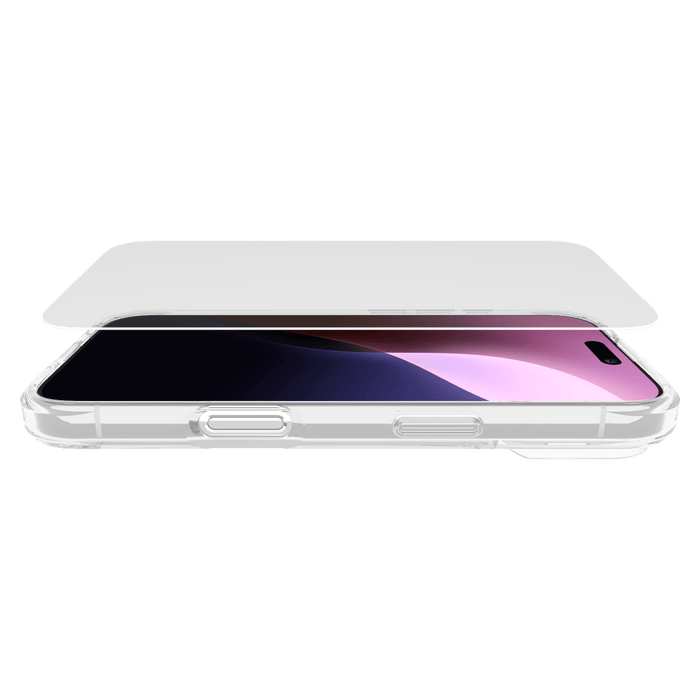 Case-Mate Protection Pack Tough Case and Glass Screen Protector for Apple iPhone 16 Pro