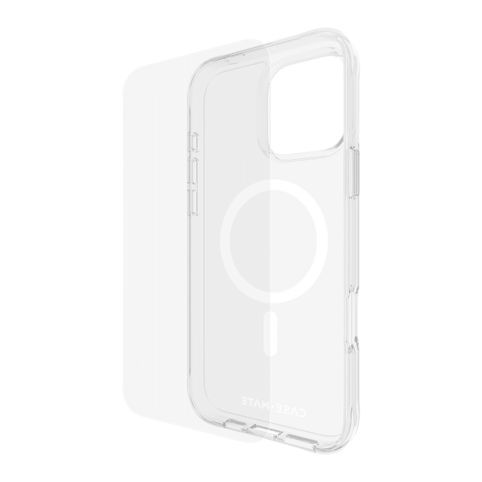 Case-Mate Protection Pack Tough MagSafe Case and Glass Screen Protector for Apple iPhone 16 Pro Max