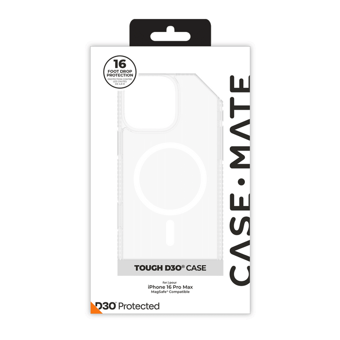 Case-Mate Tough D30 MagSafe Case for Apple iPhone 16 Pro Max
