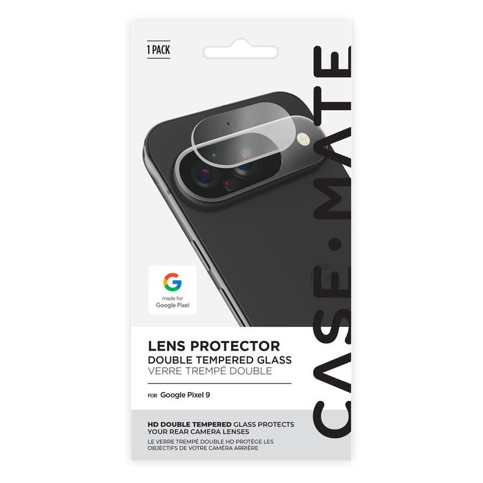 Case-Mate Camera Lens Glass Protector for Google Pixel 9 Clear