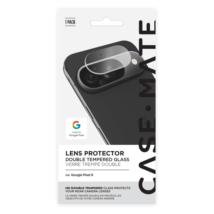 Case-Mate Camera Lens Glass Protector for Google Pixel 9 Clear