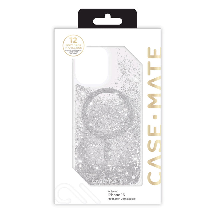 Case-Mate Waterfall Case for Apple iPhone 16 Silver