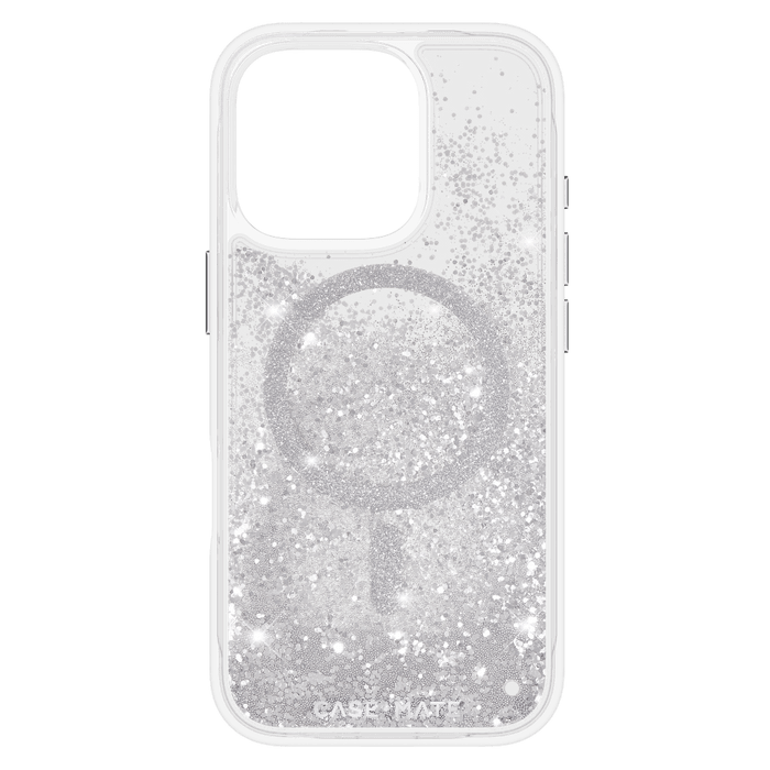Case-Mate Waterfall Case for Apple iPhone 16 Pro Silver