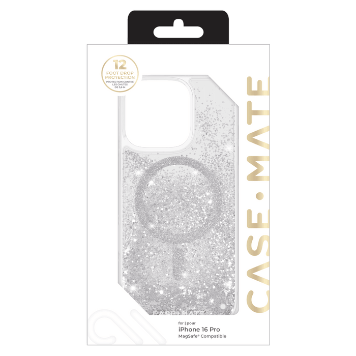 Case-Mate Waterfall Case for Apple iPhone 16 Pro Silver