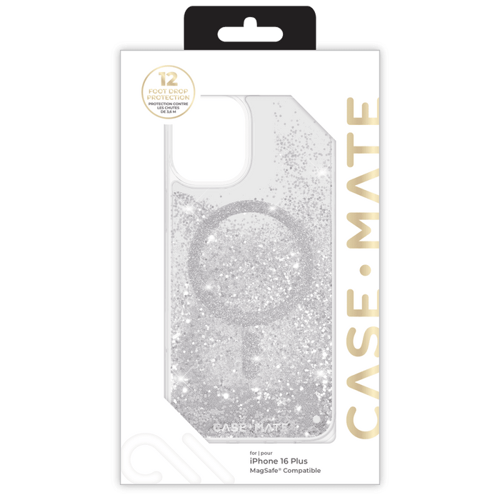 Case-Mate Waterfall Case for Apple iPhone 16 Plus Silver