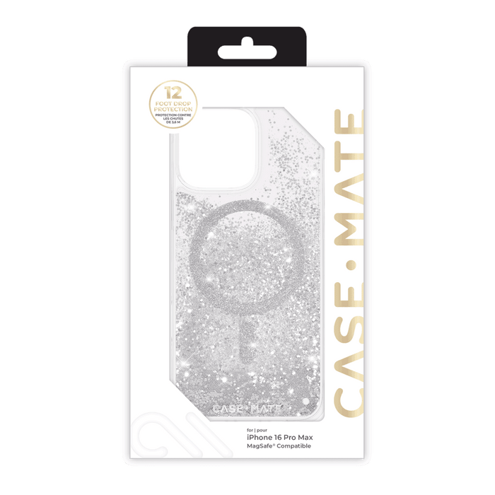 Case-Mate Waterfall Case for Apple iPhone 16 Pro Max Silver