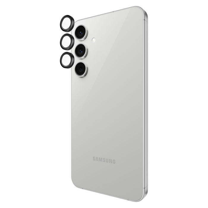 Case-Mate Aluminum Ring Camera Lens Glass Protector for Samsung Galaxy S24 FE Black