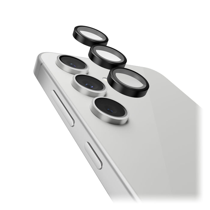 Case-Mate Aluminum Ring Camera Lens Glass Protector for Samsung Galaxy S24 FE Black