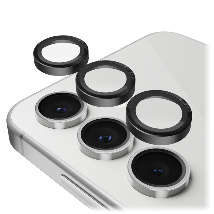 Case-Mate Aluminum Ring Camera Lens Glass Protector for Samsung Galaxy S24 FE Black