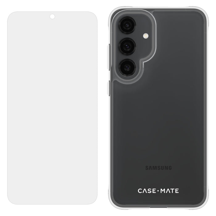 Case-Mate Protection Pack Tough Case and FlexiShield Screen Protector for Samsung Galaxy S25 Plus