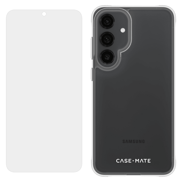 Case-Mate Protection Pack Tough Case and FlexiShield Screen Protector for Samsung Galaxy S25 Plus