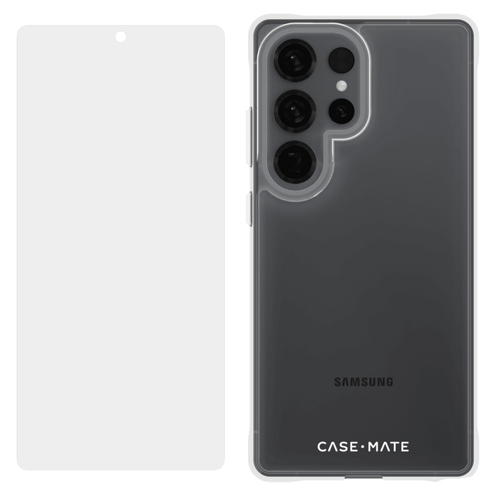 Case-Mate Protection Pack Tough Case and FlexiShield Screen Protector for Samsung Galaxy S25 Ultra