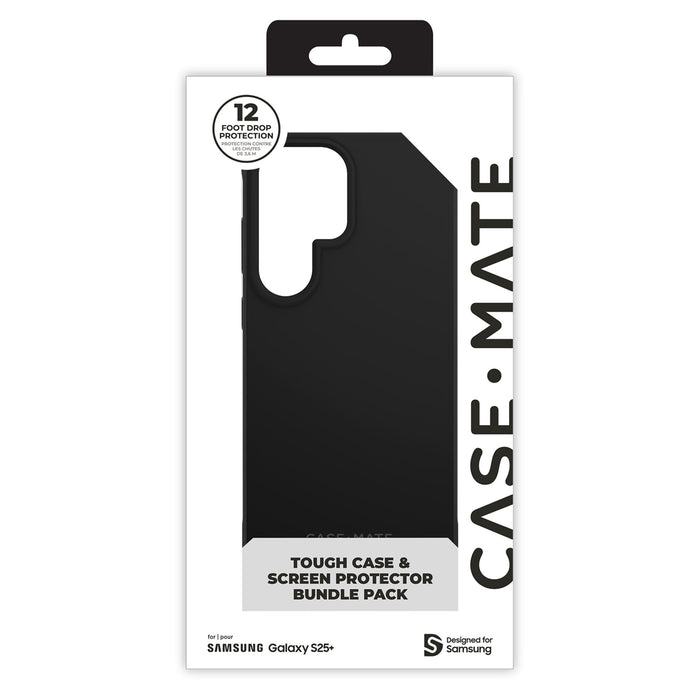 Case-Mate Protection Pack Tough Case and FlexiShield Screen Protector for Samsung Galaxy S25 Plus