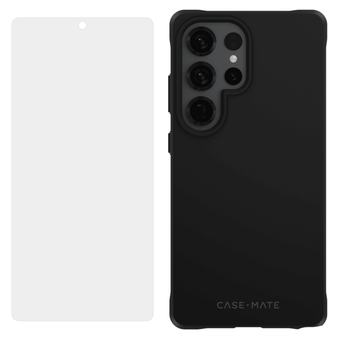 Case-Mate Protection Pack Tough Case and FlexiShield Screen Protector for Samsung Galaxy S25 Ultra