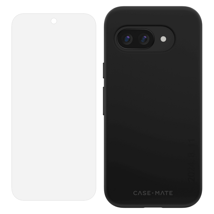 Case-Mate Protection Pack Tough Case and Glass Screen Protector for Google Pixel 9a
