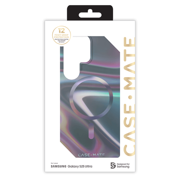 Case-Mate Soap Bubble Case with Magnet for Samsung Galaxy S25 Ultra Multi-Color