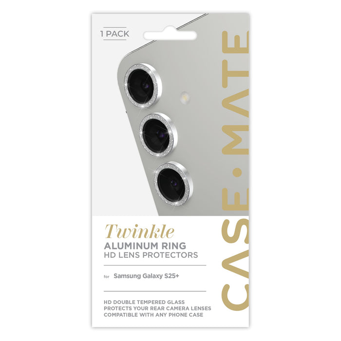 Case-Mate Aluminum Ring Camera Lens Glass Protector for Samsung Galaxy S25 Plus