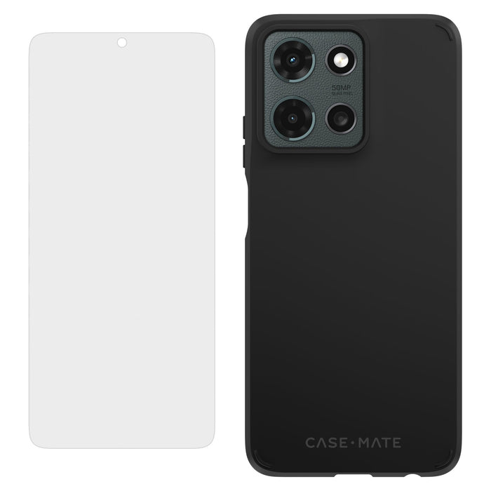 Case-Mate Protection Pack Tough Case and Glass Screen Protector for Motorola Moto G 5G (2025)