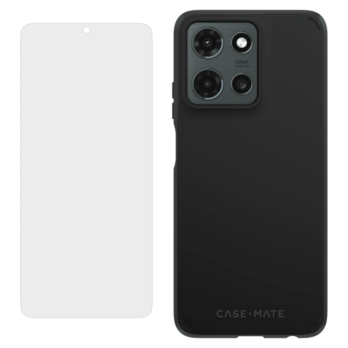 Case-Mate Protection Pack Tough Case and Glass Screen Protector for Motorola Moto G 5G (2025)