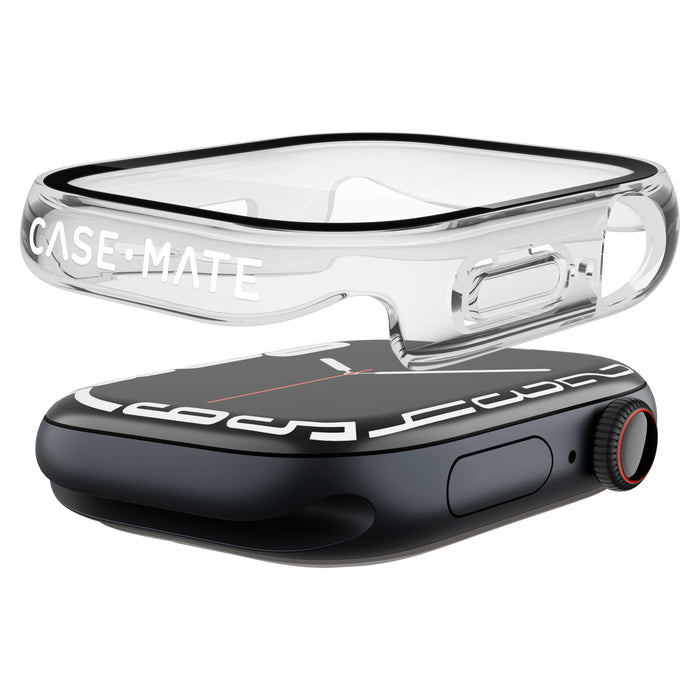 Case-Mate Tough Case with Integrated Glass Screen Protector for Apple Watch Series 10 46mm Clear