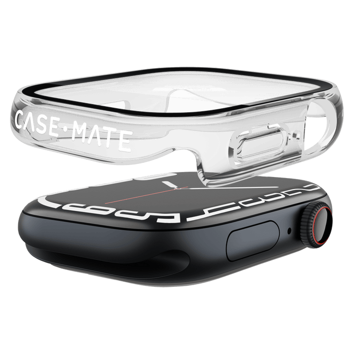 Case-Mate Tough Case with Integrated Glass Screen Protector for Apple Watch Series 10 46mm Clear