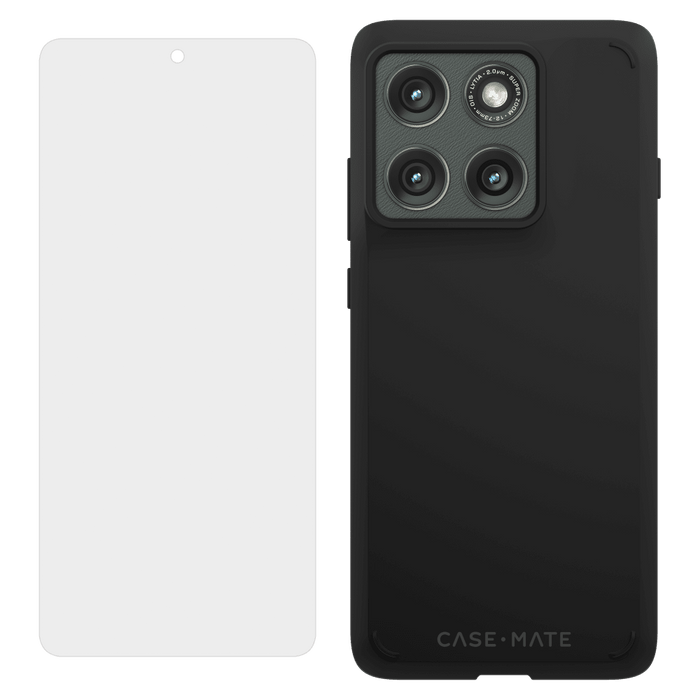 Case-Mate Protection Pack Tough Case and Glass Screen Protector for Motorola Moto Edge (2025)