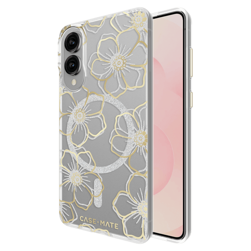Case-Mate Floral Gems Case with Magnet for Samsung Galaxy S25 Edge
