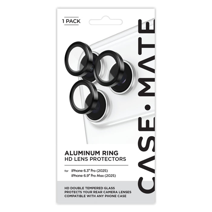 Case-Mate Aluminum Camera Lens Protector for Apple iPhone 17 Pro Max / iPhone 17 Pro