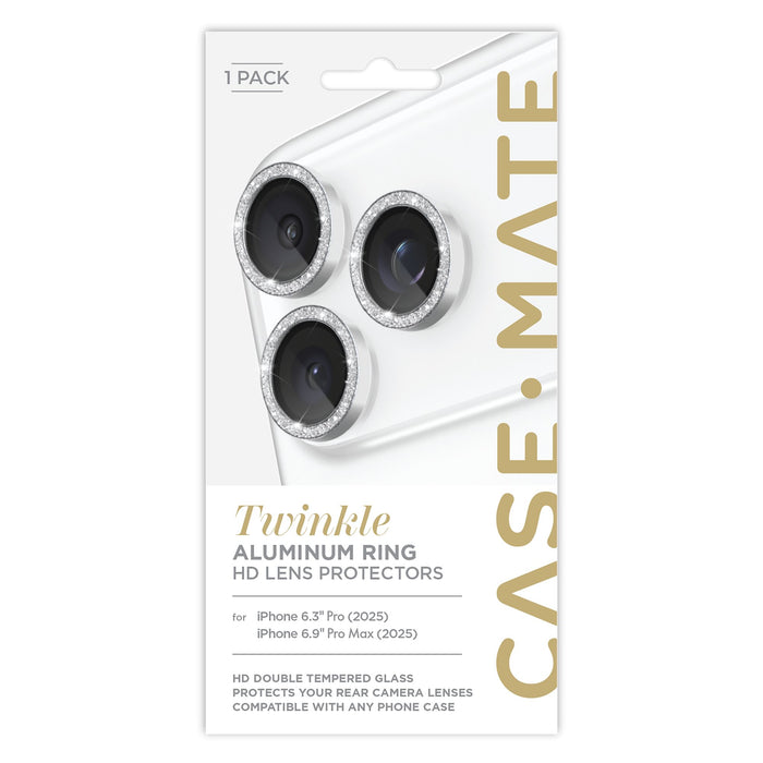 Case-Mate Aluminum Camera Lens Protector for Apple iPhone 17 Pro Max / iPhone 17 Pro