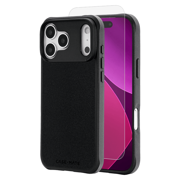 Case-Mate Protection Pack Tough MagSafe Case and Glass Screen Protector for Apple iPhone 17 Pro Max