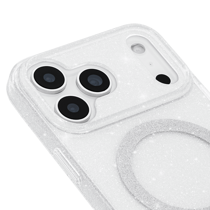 Case-Mate Sheer Twinkle MagSafe Case for Apple iPhone 17 Pro Max Silver