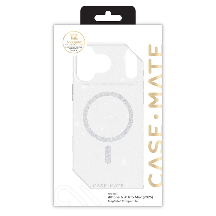 Case-Mate Sheer Twinkle MagSafe Case for Apple iPhone 17 Pro Max Silver