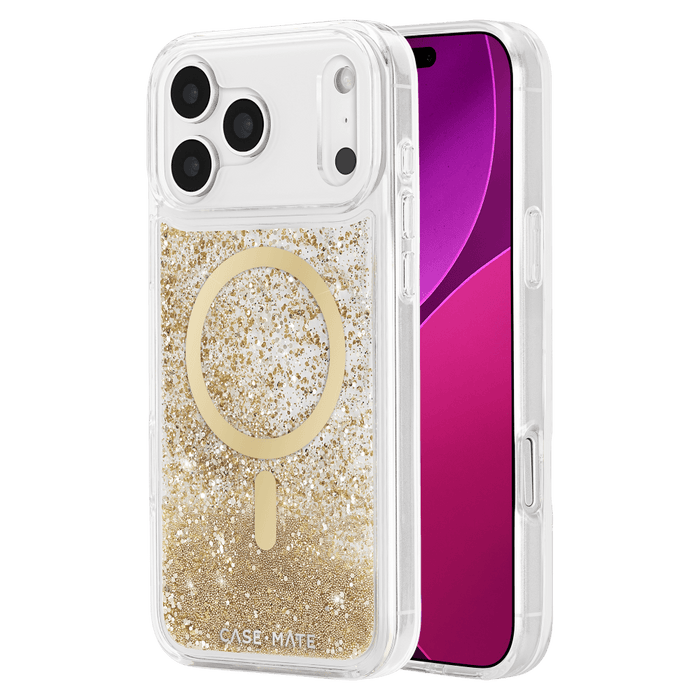 Case-Mate Waterfall MagSafe Case for Apple iPhone 17 Pro Max Gold