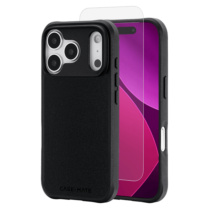 Case-Mate Protection Pack Tough MagSafe Case and Glass Screen Protector for Apple iPhone 17 Pro