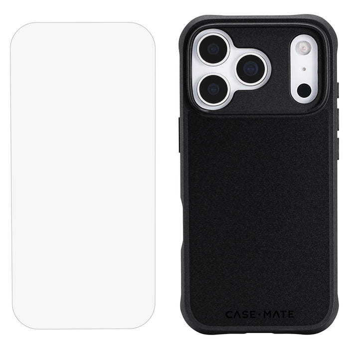 Case-Mate Protection Pack Tough MagSafe Case and Glass Screen Protector for Apple iPhone 17 Pro