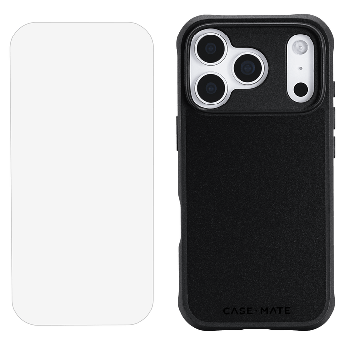 Case-Mate Protection Pack Tough MagSafe Case and Glass Screen Protector for Apple iPhone 17 Pro