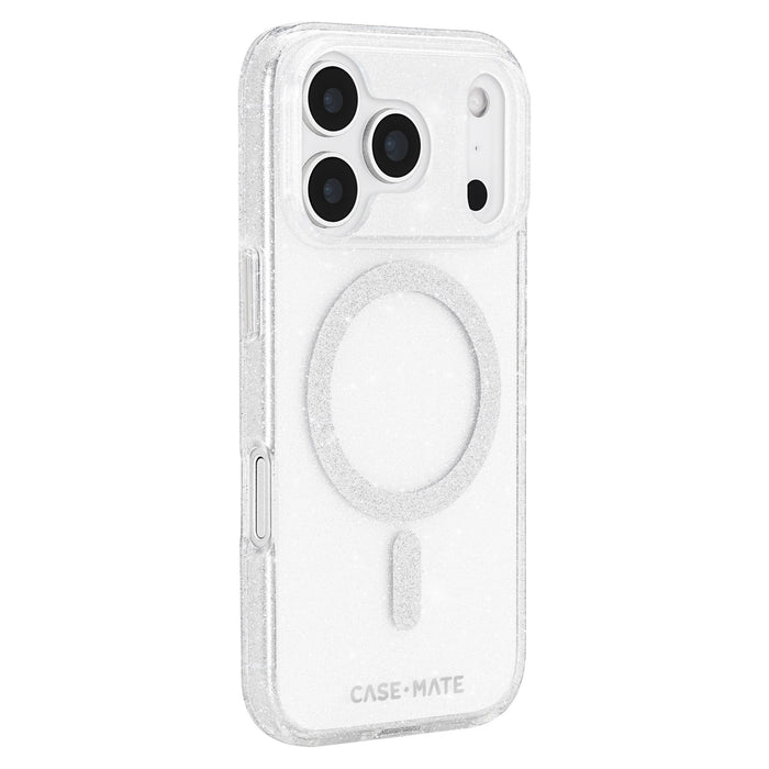 Case-Mate Sheer Twinkle MagSafe Case for Apple iPhone 17 Pro Max Silver