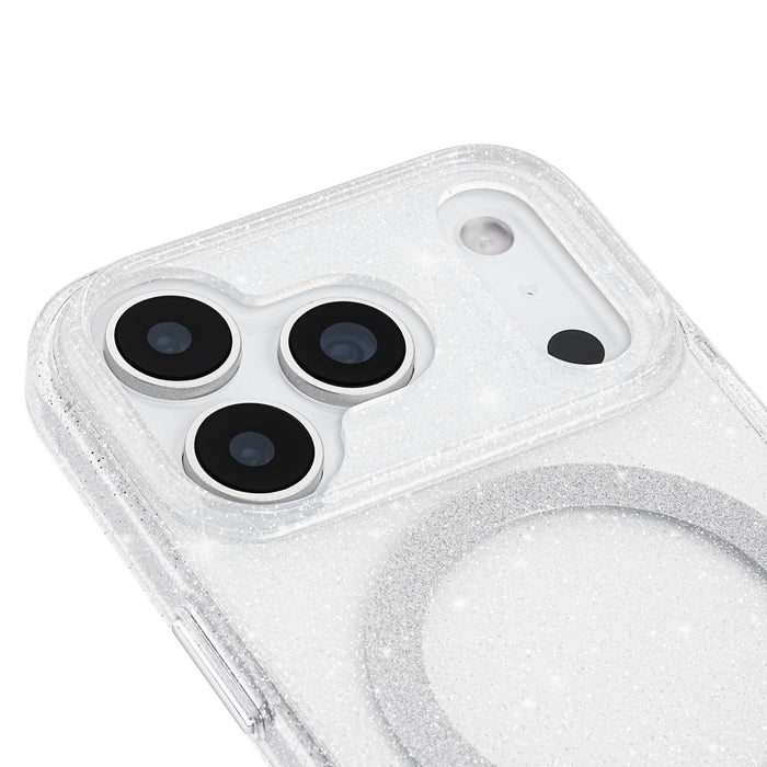 Case-Mate Sheer Twinkle MagSafe Case for Apple iPhone 17 Pro Max Silver